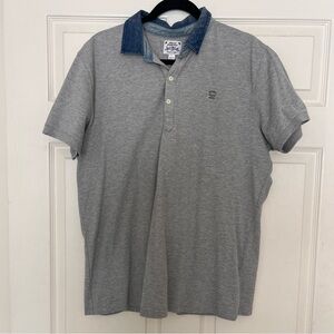 Diesel Industry Grey Polo Shirt